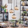 Koyoto hanging light, globe light, Cluster pendant lamp 30 cm Amber, 3-light sources
