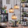 Koyoto hanging light, globe light, Cluster pendant lamp 30 cm Amber, 3-light sources