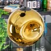 Ripoll hanging light, globe light, Cluster pendant lamp gold, 3-light sources