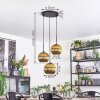 Koyoto hanging light, globe light, Cluster pendant lamp 30 cm gold, 3-light sources
