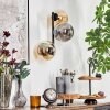 Gastor globe light, wall light Amber, Smoke-coloured, 3-light sources