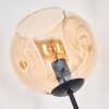 Ripoll globe light, floor lamp Amber, clear, Smoke-coloured, 3-light sources