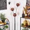 Ripoll globe light, floor lamp coppery, 3-light sources