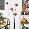 Ripoll globe light, floor lamp clear, coppery, 3-light sources
