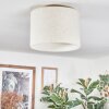 Bassagoda ceiling light beige, white, 1-light source