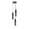 Lucide ORLANDO Pendant light grey, rust-coloured, 3-light sources
