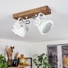 HERFORD Ceiling Light brown, Ecru, white, 2-light sources