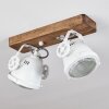 HERFORD Ceiling Light brown, Ecru, white, 2-light sources