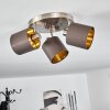 ALSEN Ceiling Light matt nickel, 3-light sources