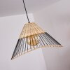 SHALO Pendant Light Light wood, black, 1-light source