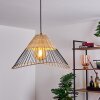 SHALO Pendant Light Light wood, black, 1-light source