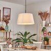 Bassagoda hanging light, pendant light white, 1-light source