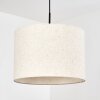 Bassagoda hanging light, pendant light beige, white, 1-light source