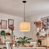 Bassagoda hanging light, pendant light beige, white, 1-light source