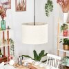 Bassagoda hanging light, pendant light beige, white, 1-light source