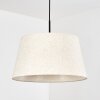 Bassagoda hanging light, pendant light beige, white, 1-light source