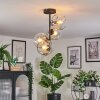 Ripoll ceiling light, globe light clear, 4-light sources