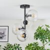 Koyoto ceiling light, globe light 32 cm clear, 4-light sources