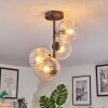 Koyoto ceiling light, globe light 32 cm clear, 4-light sources