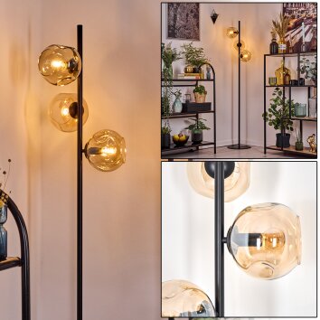 Ripoll floor lamp Amber, 3-light sources