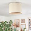 Bassagoda ceiling light beige, white, 1-light source