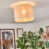 Bassagoda ceiling light beige, white, 1-light source
