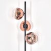 Ripoll floor lamp clear, coppery, 3-light sources