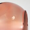 Ripoll ceiling light, globe light coppery, 4-light sources
