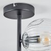 Ripoll ceiling light, globe light clear, 4-light sources