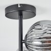Ripoll ceiling light, globe light Smoke-coloured, 4-light sources