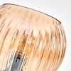 Koyoto globe light, floor lamp Amber, 3-light sources
