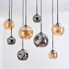 Ripoll hanging light, globe light, pendant light Ecru, black, 8-light sources