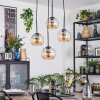 Koyoto hanging light, globe light, Cluster pendant lamp 35 cm Amber, 4-light sources