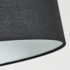 Bassagoda floor lamp, Arch lamps matt nickel, black, 1-light source, Fabric lampshade