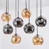 Ripoll hanging light, globe light, pendant light Ecru, black, 8-light sources