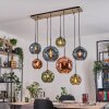 Ripoll hanging light, globe light, pendant light Ecru, black, 8-light sources
