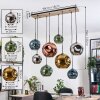 Ripoll hanging light, globe light, pendant light Ecru, black, 8-light sources