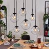 Gastor hanging light, globe light, pendant light clear, 6-light sources