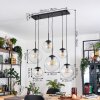 Gastor hanging light, globe light, pendant light clear, 6-light sources