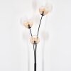 Koyoto globe light, floor lamp Amber, clear, 3-light sources