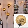 Koyoto globe light, floor lamp gold, 3-light sources