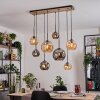 Ripoll hanging light, globe light, pendant light Ecru, black, 8-light sources
