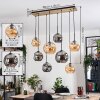 Ripoll hanging light, globe light, pendant light Ecru, black, 8-light sources