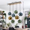 Ripoll hanging light, globe light, pendant light Ecru, black, 8-light sources