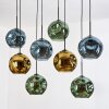 Ripoll hanging light, globe light, pendant light Ecru, black, 8-light sources