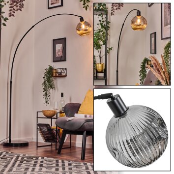 Ripoll floor lamp, Arch lamps black, 1-light source