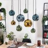 Ripoll hanging light, globe light, pendant light Ecru, black, 8-light sources