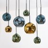 Ripoll hanging light, globe light, pendant light Ecru, black, 8-light sources