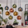 Ripoll hanging light, globe light, pendant light Ecru, black, 8-light sources