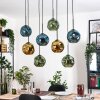 Ripoll hanging light, globe light, pendant light Ecru, black, 8-light sources